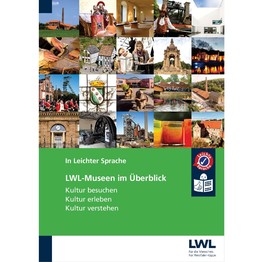 Cover von der Gesamtbroschüre mit Fotos von den LWL-Museen.