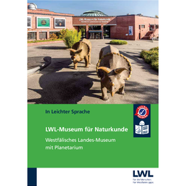 Cover von der Broschüre mit dem Foto vom LWL-Museum für Naturkunde.