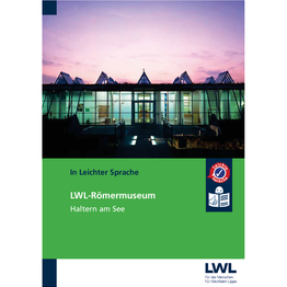 Cover von der Broschüre mit dem Foto vom LWL-Römermuseum.