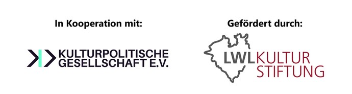 Logos der Kulturpolitische Gesellschaft und der LWL-Kulturstiftung