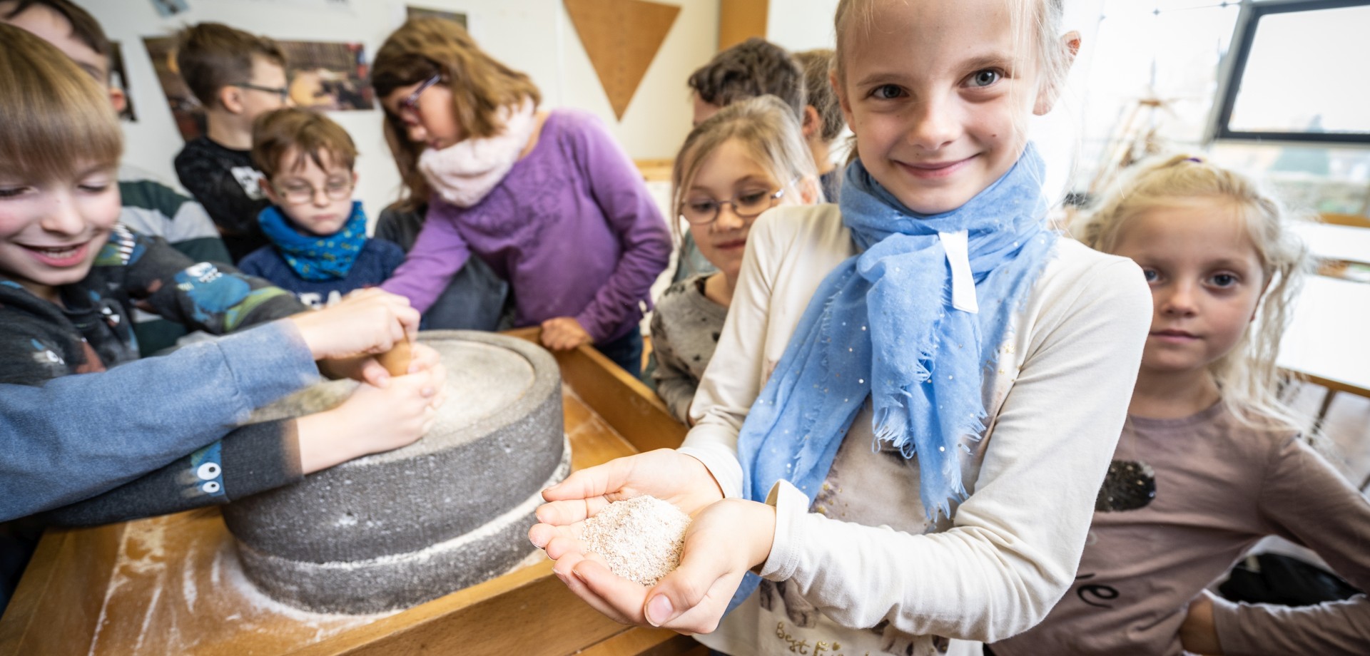 Kinder im LWL-Römermuseum