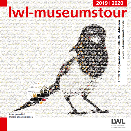 Cover der Museumstour 2019/2020 mit Abbildung von Vogel