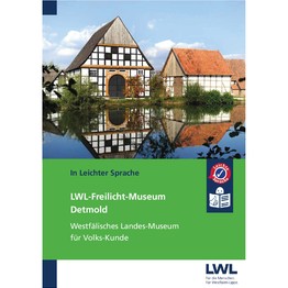 Cover von der Broschüre mit dem Foto von dem LWL-Freilichtmuseum Detmold.