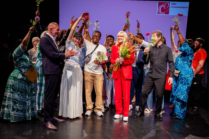 Transnationale Ensemble Labsa bei der Verleihung in Dortmund