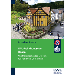 Cover von der Broschüre mit dem Foto vom LWL-Freilichtmuseum Hagen.