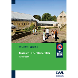 Cover von der Broschüre mit dem Foto von dem LWL-Museum in der Kaiserpfalz